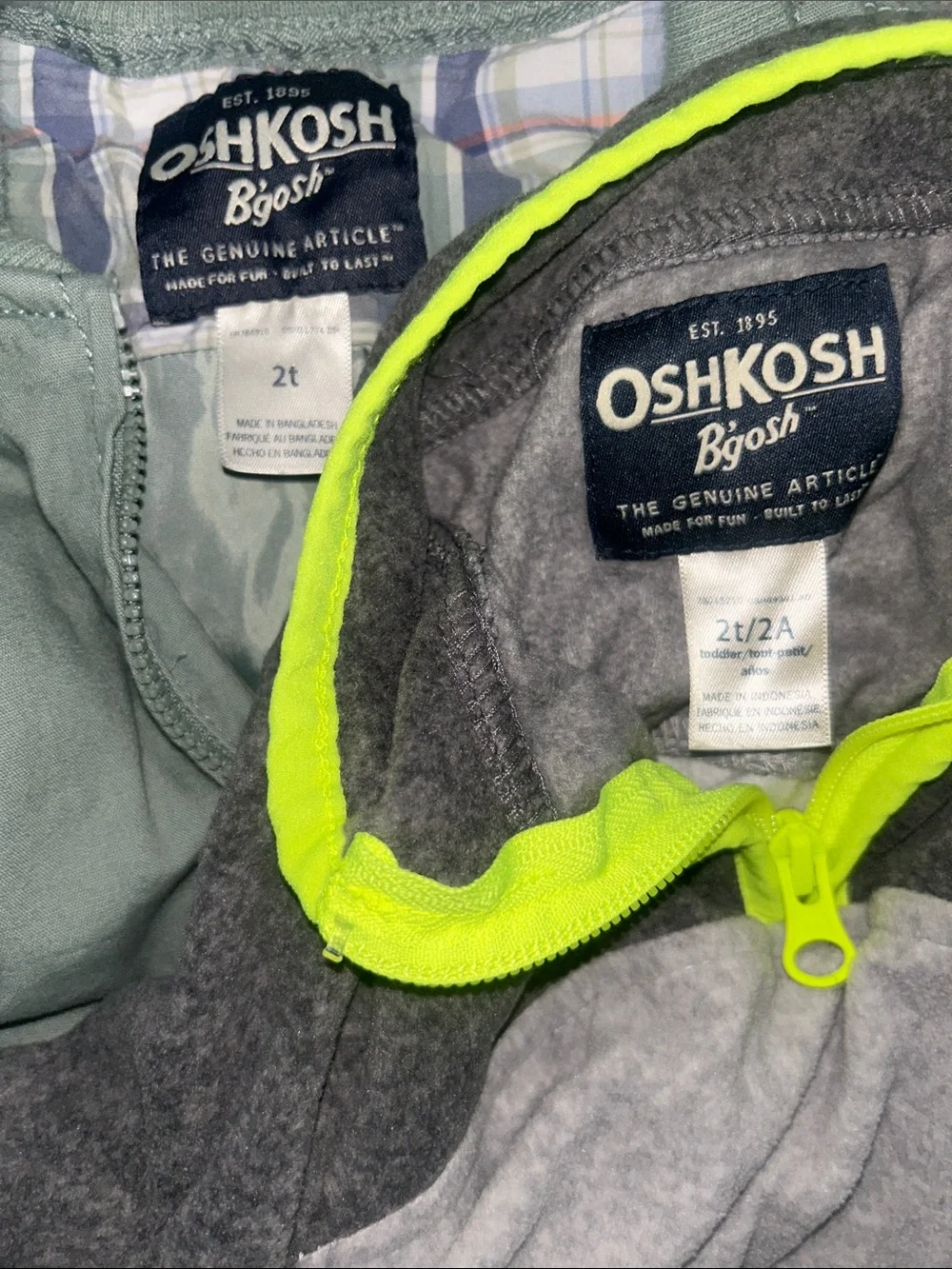OshKosh Boys’ 2T Light Jackets